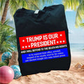 Anti Trump Defend His Right To Be Removed Funny Joke T Shirt - Limotees LLC