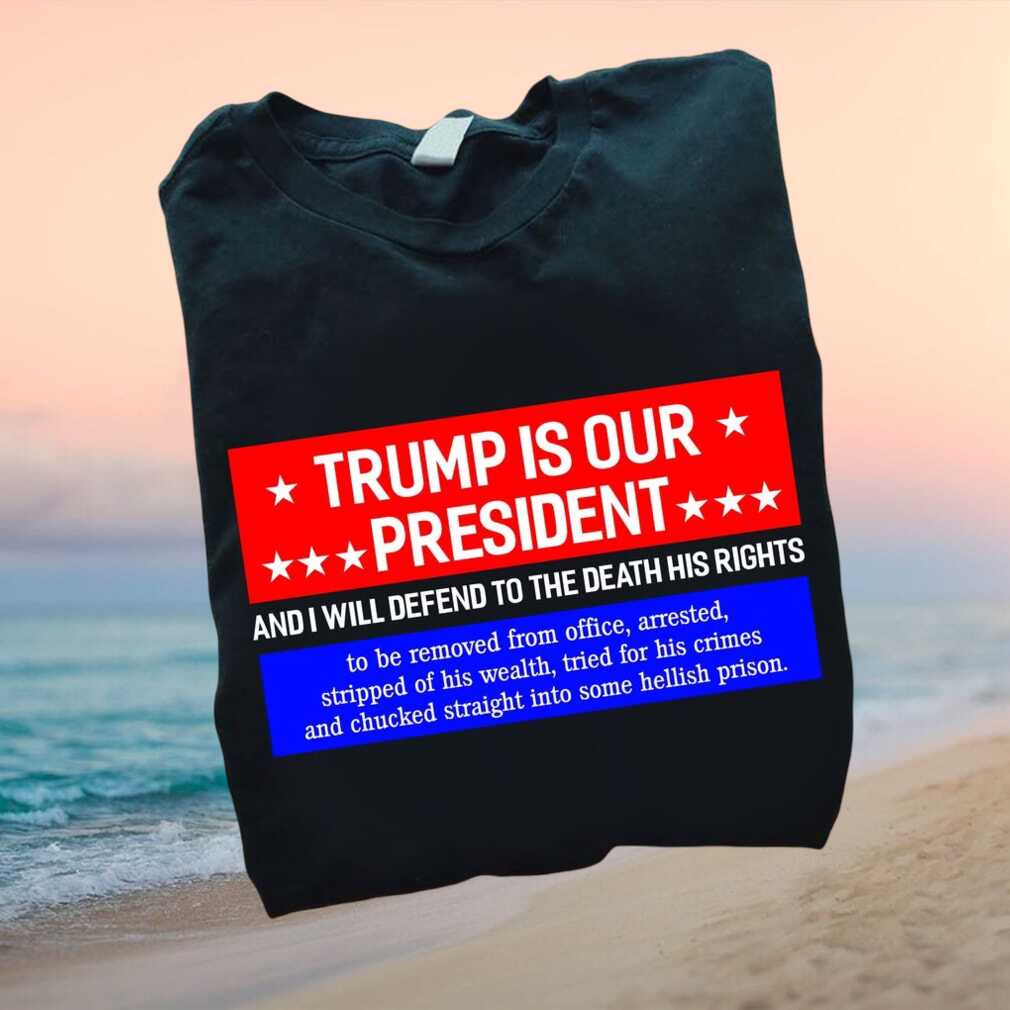 Anti Trump Defend His Right To Be Removed Funny Joke T Shirt - Limotees LLC