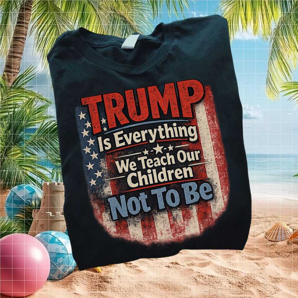 Anti Trump Distressed Flag Teach Our Children Protest T Shirt - Limotees LLC