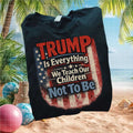 Anti Trump Distressed Flag Teach Our Children Protest T Shirt - Limotees LLC