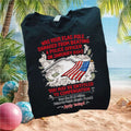 Anti Trump Satire January 6th Flag Pole Damaged Compensation T Shirt - Limotees LLC