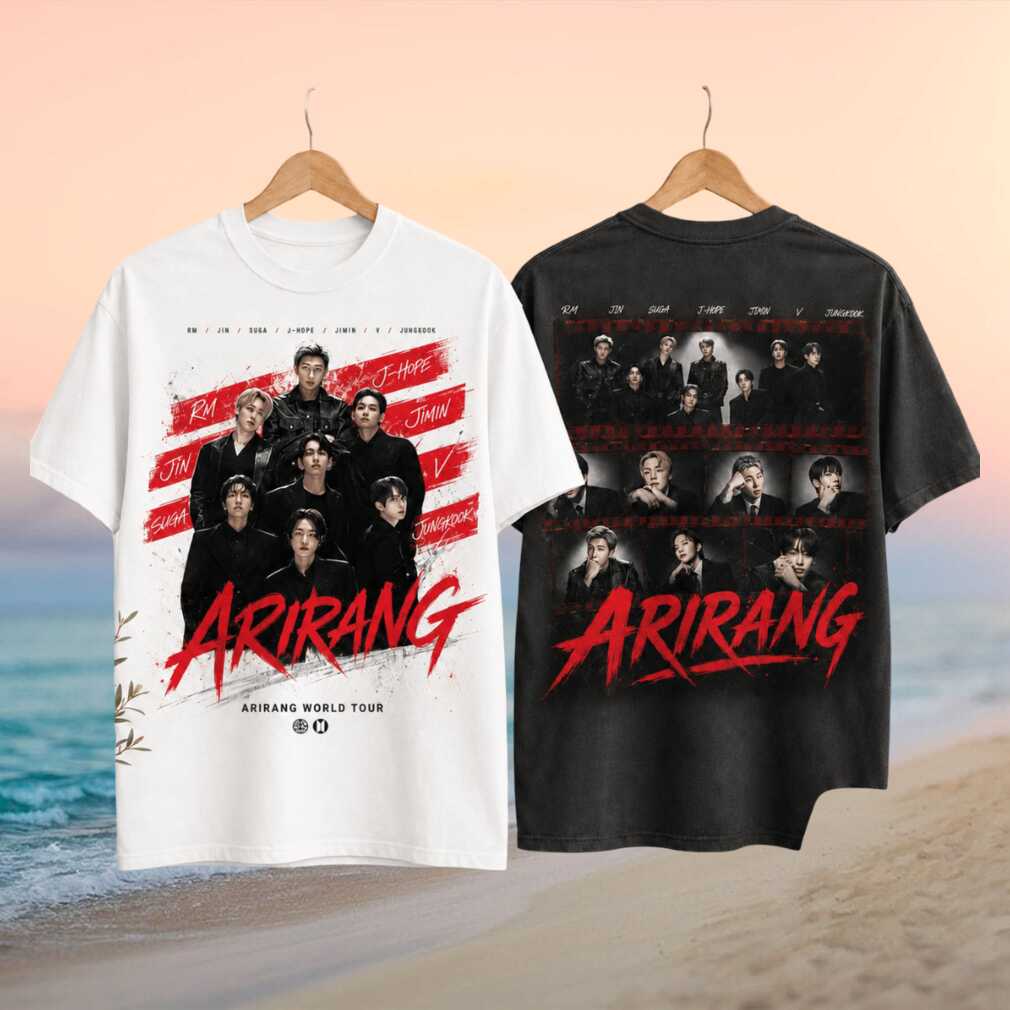 Arirang World Tour Concert Merch K Pop Band Collection Unisex Music Fans Shirt - Limotees LLC