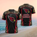Arizona Cardinals Cardinal Mascot Camouflage Football Shirt