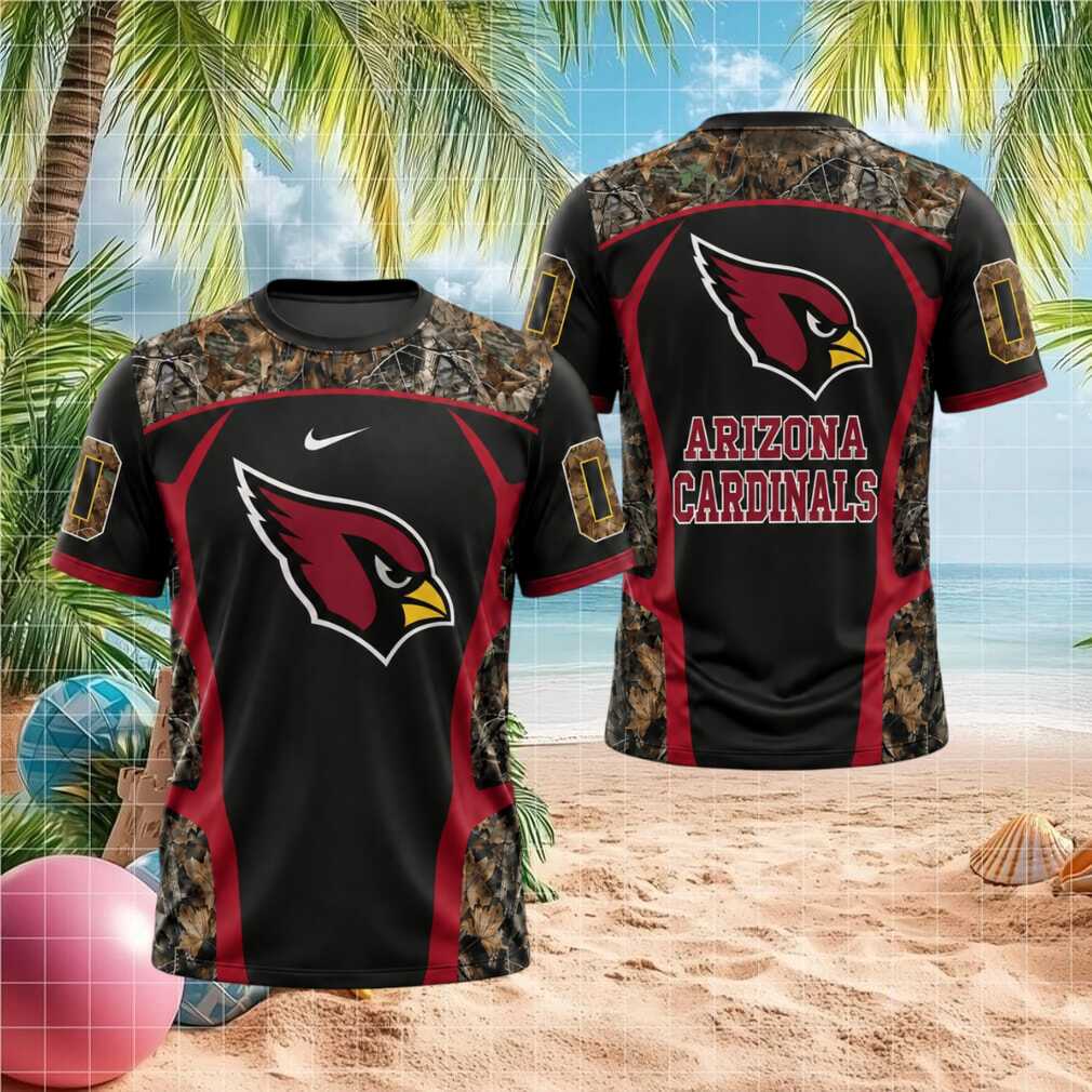 Arizona Cardinals Cardinal Mascot Camouflage Football Shirt