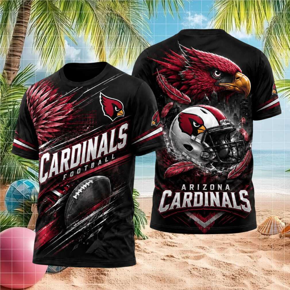 Arizona Cardinals Football Red Cardinal Mascot Graphic Print Shirt - Limotees LLC