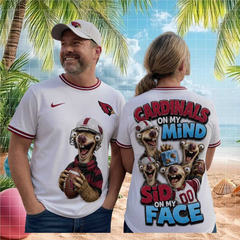 Arizona Cardinals Ice Age Sid The Sloth Football Fan Vintage Retro Men Women Shirt - Limotees LLC