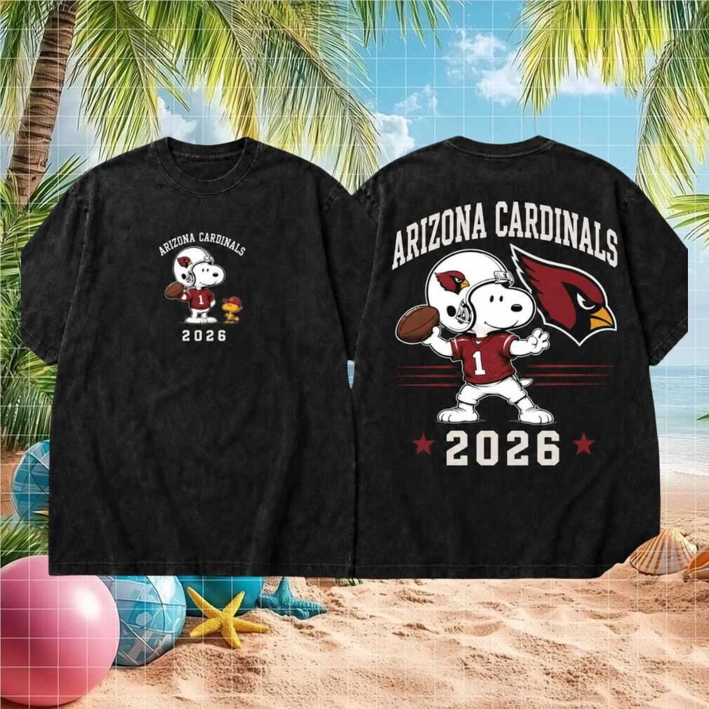 Arizona Cardinals Snoopy Football 2026 Vintage Shirt - Limotees LLC