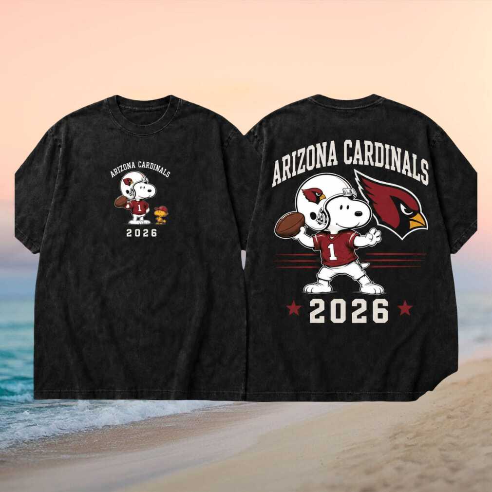 Arizona Cardinals Snoopy Football 2026 Vintage Shirt - Limotees LLC