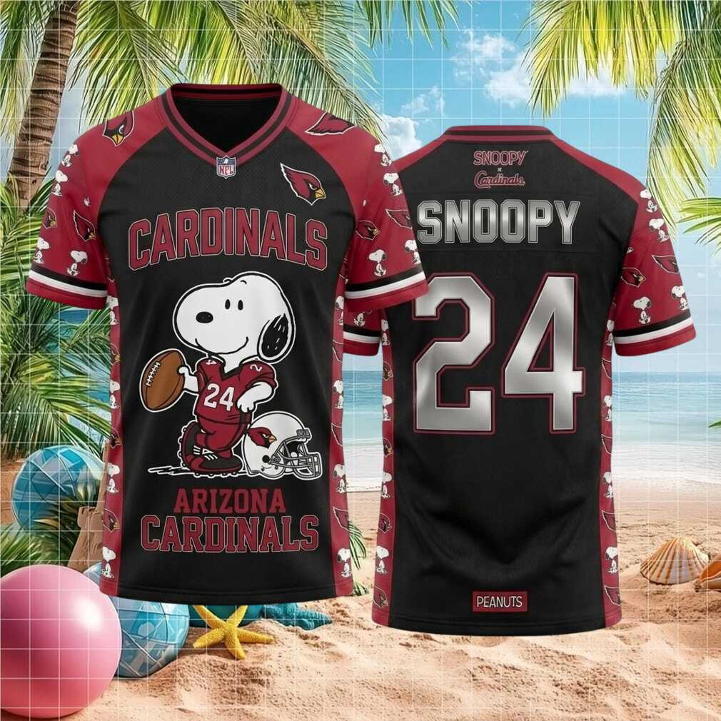 Arizona Cardinals Snoopy NFL Football Shirt