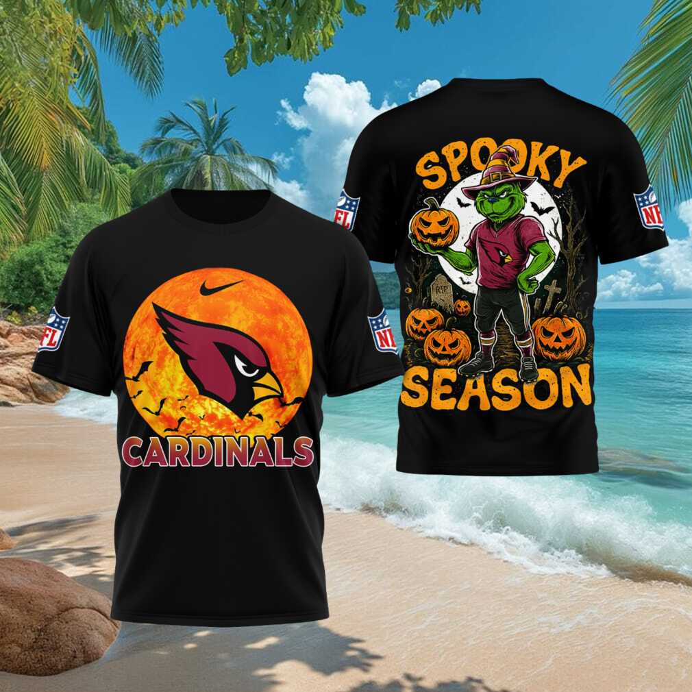 Arizona Cardinals Spooky Season Grinch Pumpkin Shirt
