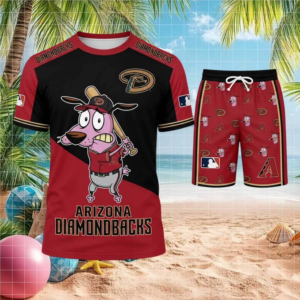 Arizona Diamondbacks Courage The Cowardly Dog Baseball Uniform