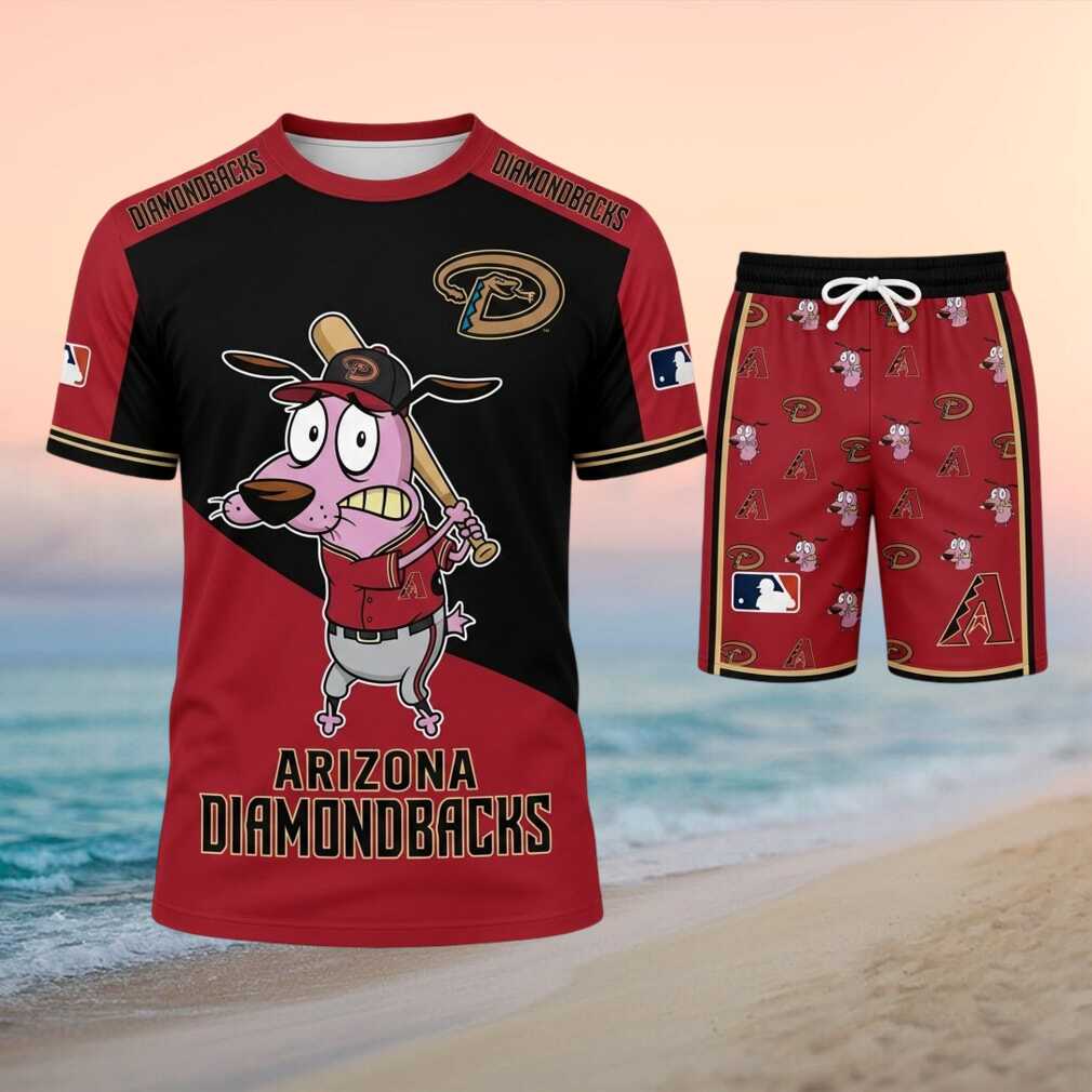Arizona Diamondbacks Courage The Cowardly Dog Baseball Uniform