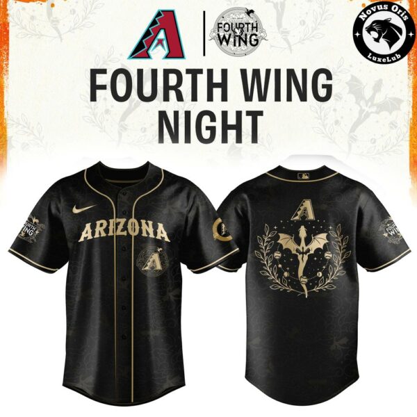 Arizona Diamondbacks x Fourth Wing Night 2026 Limited Baseball Jersey - NovusOris Best Merch For Fans