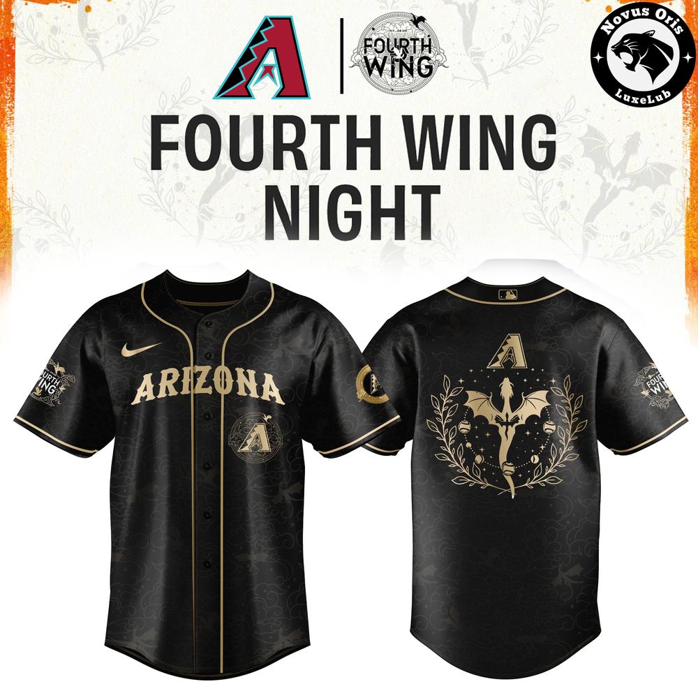 Arizona Diamondbacks x Fourth Wing Night 2026 Limited Baseball Jersey - NovusOris Best Merch For Fans