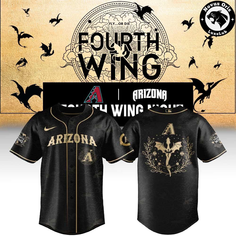 Arizona Diamondbacks x Fourth Wing Night 2026 New Limited Edition Baseball Jersey - NovusOris Best Merch For Fans