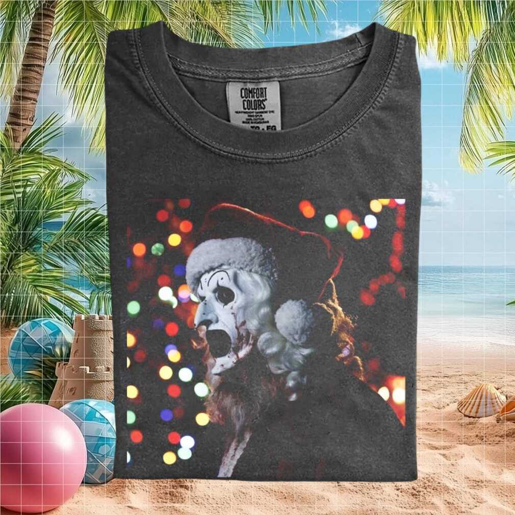 Art The Clown Terrifier Christmas Holiday Horror Movie Graphic T Shirt - Limotees LLC