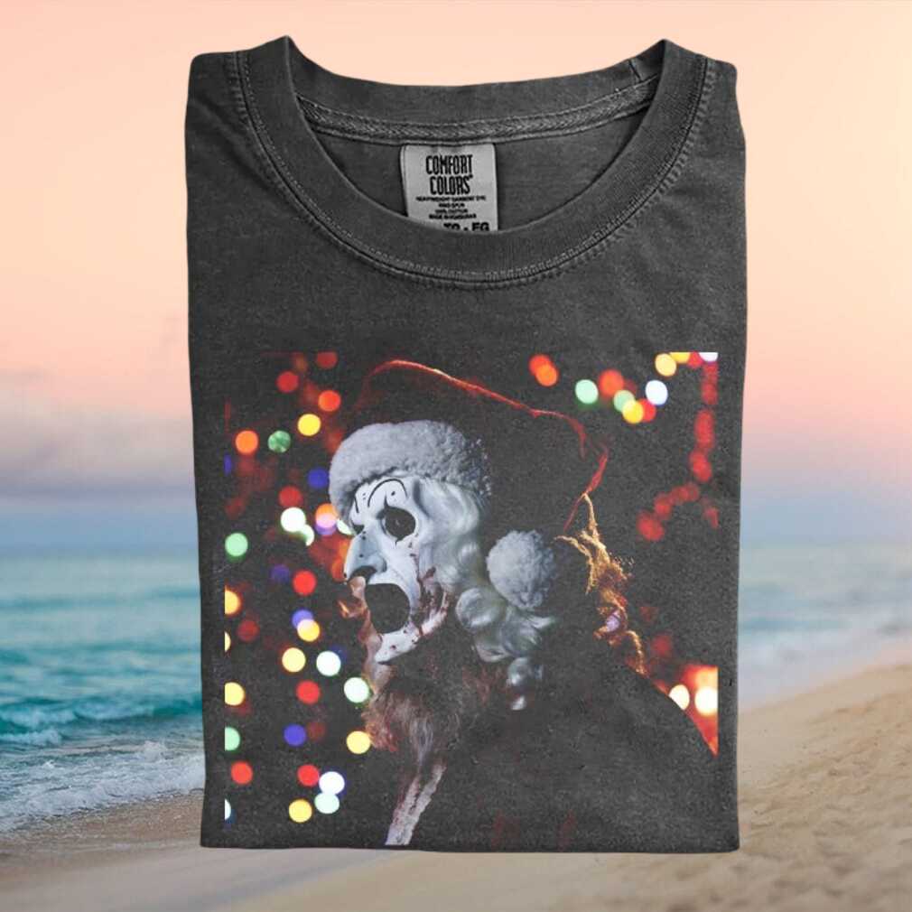 Art The Clown Terrifier Christmas Holiday Horror Movie Graphic T Shirt - Limotees LLC