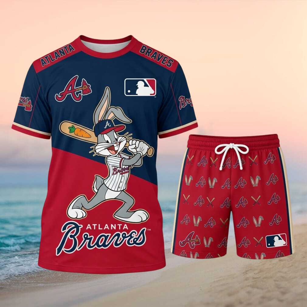 Atlanta Braves Bugs Bunny Baseball Shirt