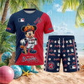 Atlanta Braves Mickey Mouse Pumpkin Halloween Baseball Shirt