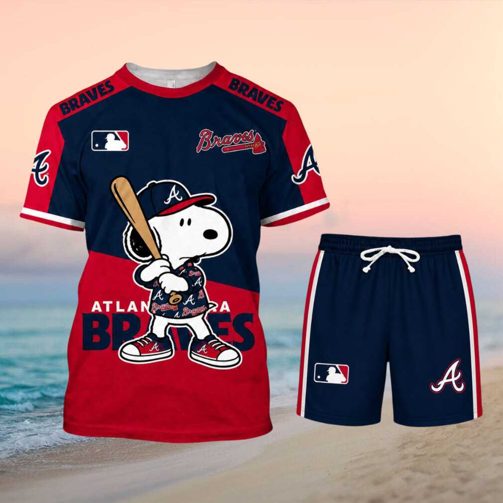 Atlanta Braves Snoopy Baseball Shirt