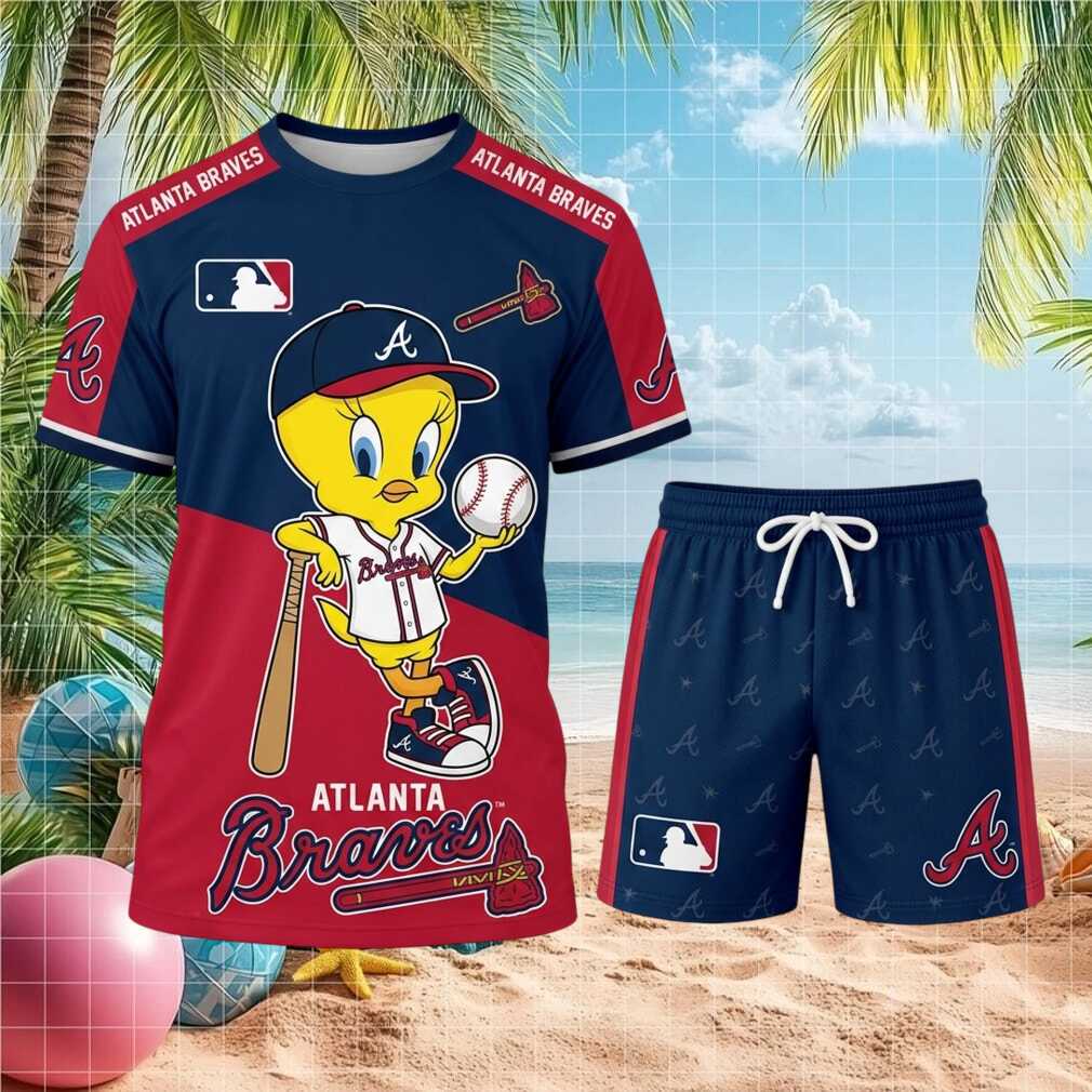 Atlanta Braves Tweety Bird Mascot Baseball Outfit