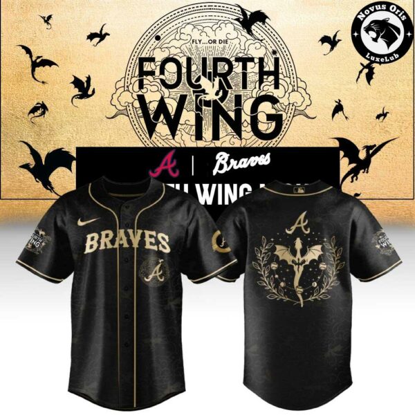 Atlanta Braves x Fourth Wing Night 2026 New Limited Edition Baseball Jersey