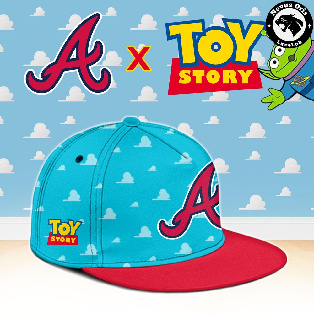 Atlanta Braves x Toy Story Night Woody Buzz Lightyear Custom Baseball Jersey