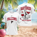 Atlanta Falcons Bartender Cocktail Graphic Shirt - Limotees LLC