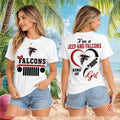 Atlanta Falcons Jeep Heartbeat Kind Of Girl Women Shirt