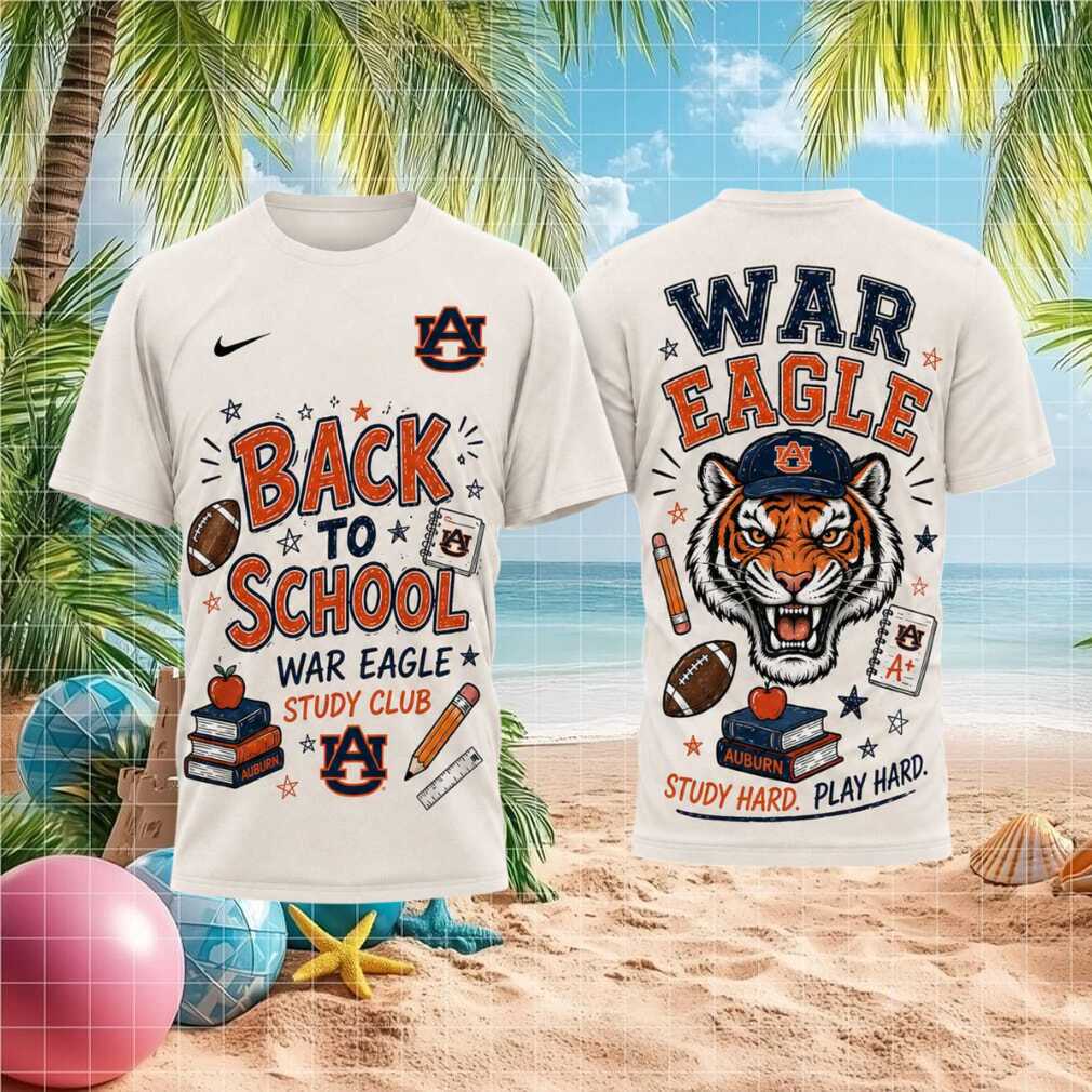 Auburn Tigers Football War Eagle Back To School Shirt