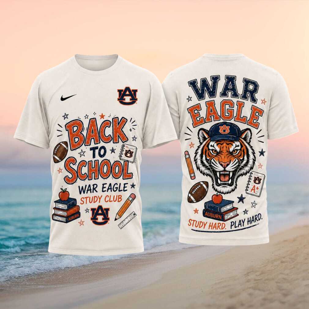Auburn Tigers Football War Eagle Back To School Shirt