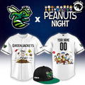 Augusta GreenJackets x Peanuts Night 2026 Custom Baseball Jersey