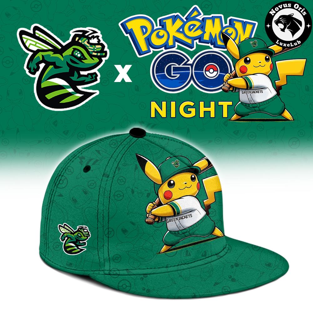 Augusta GreenJackets x Pokemon GO Night Mashup Limited Baseball Jersey