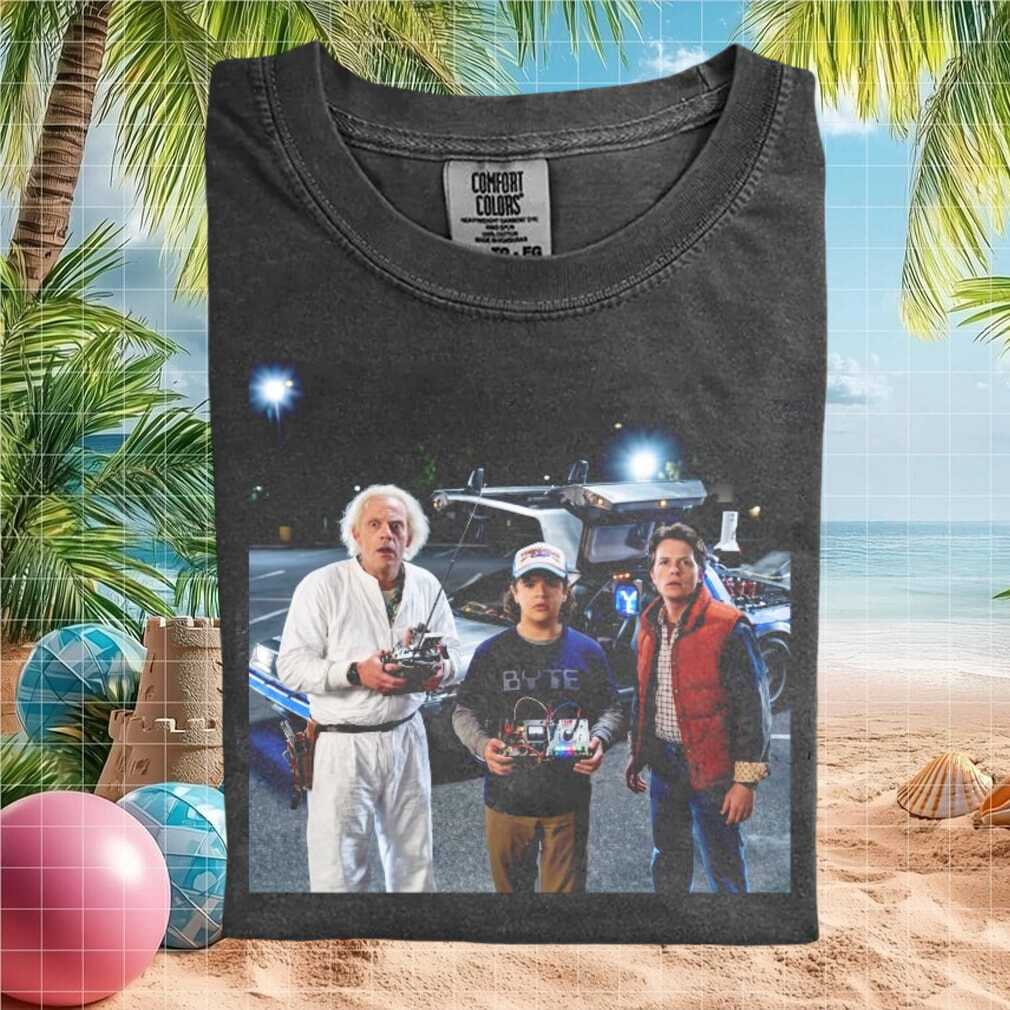 Back to the Future Doc Marty Stranger Things Mashup T Shirt - Limotees LLC