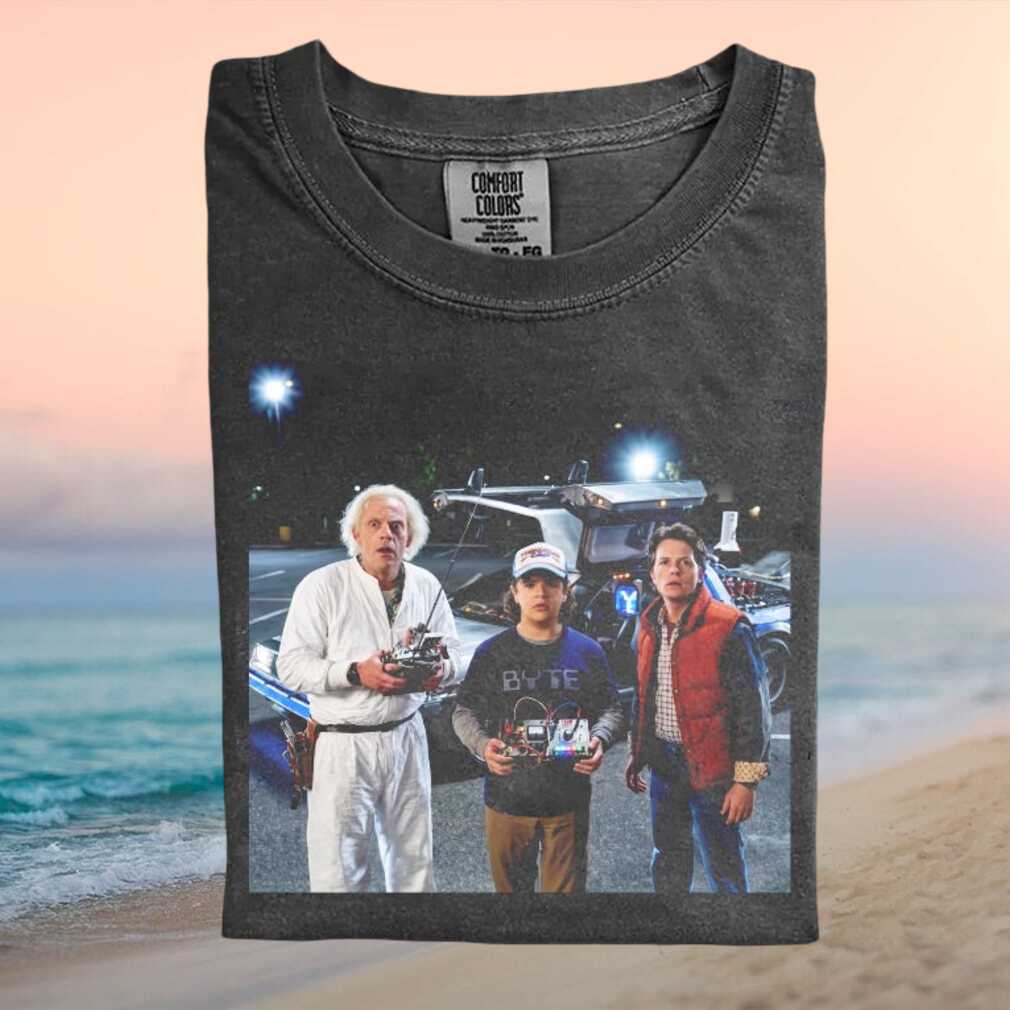 Back to the Future Doc Marty Stranger Things Mashup T Shirt - Limotees LLC