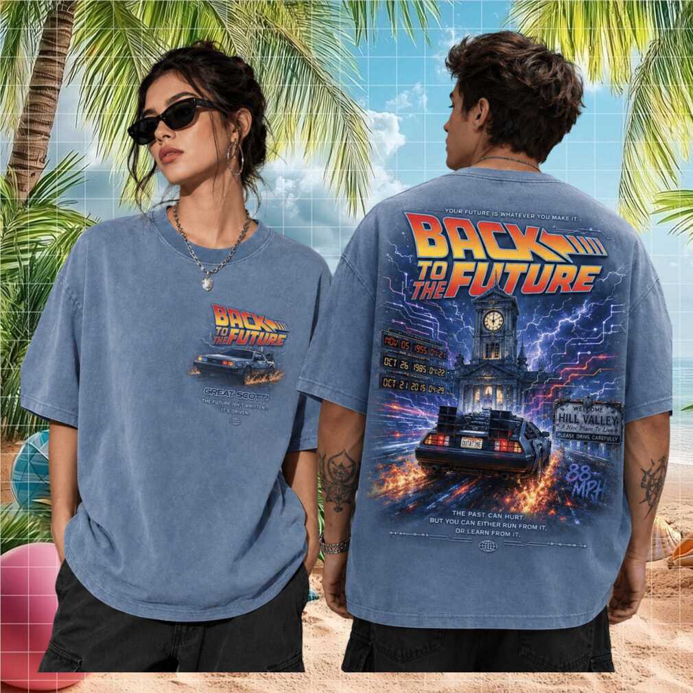 Back to the Future Hill Valley 1985 Vintage Sci Fi Retro Movie Shirt - Limotees LLC