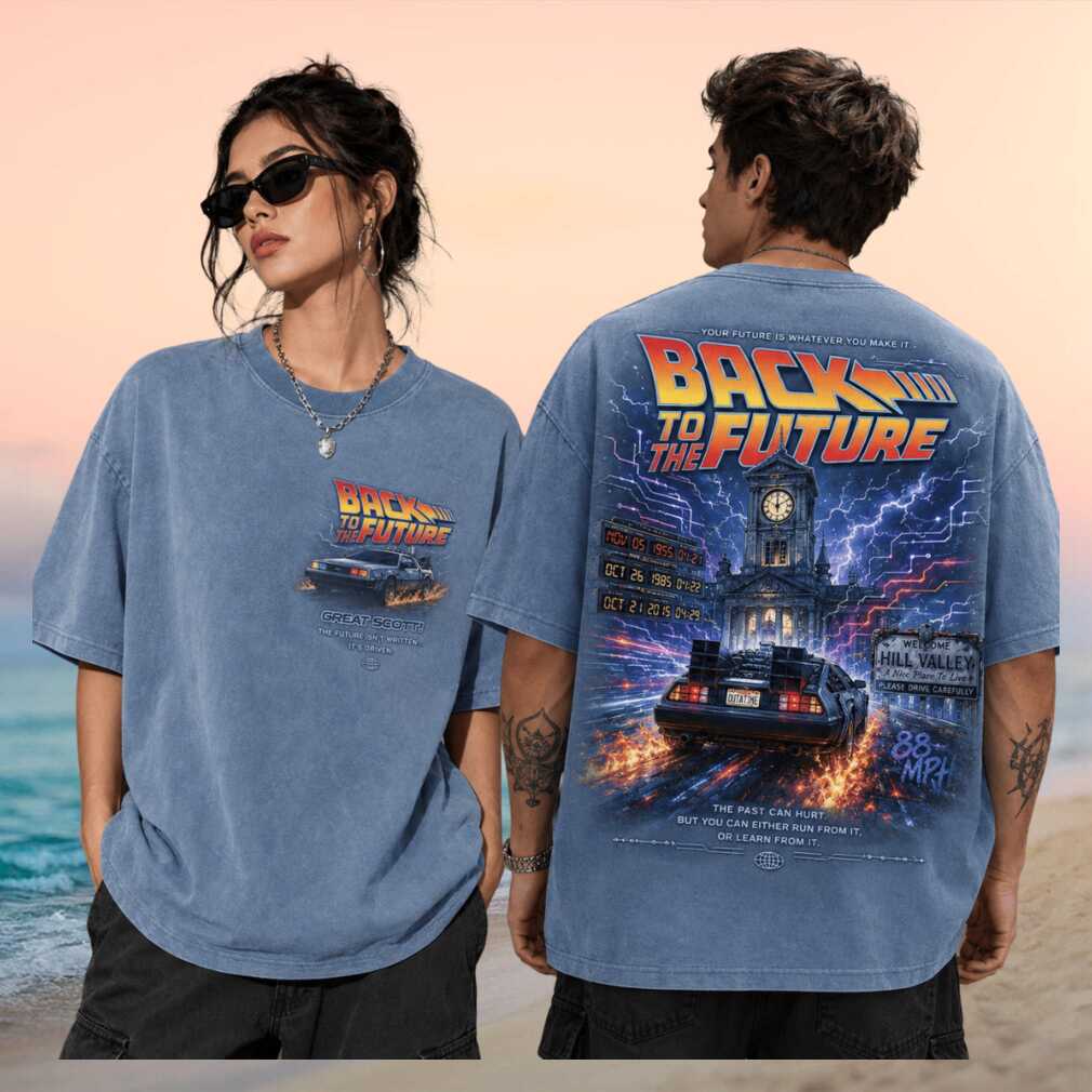 Back to the Future Hill Valley 1985 Vintage Sci Fi Retro Movie Shirt - Limotees LLC