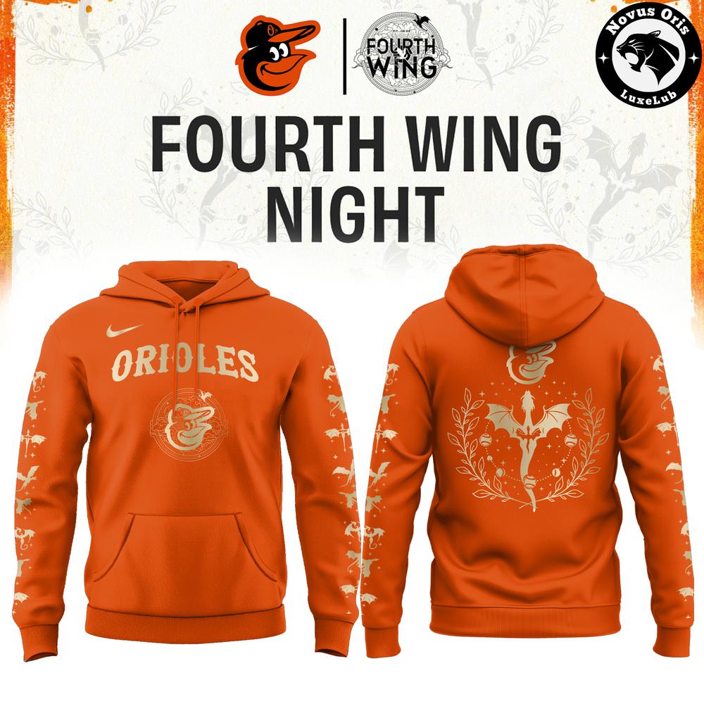 Baltimore Orioles x Fourth Wing Night Limited Edition Hoodie