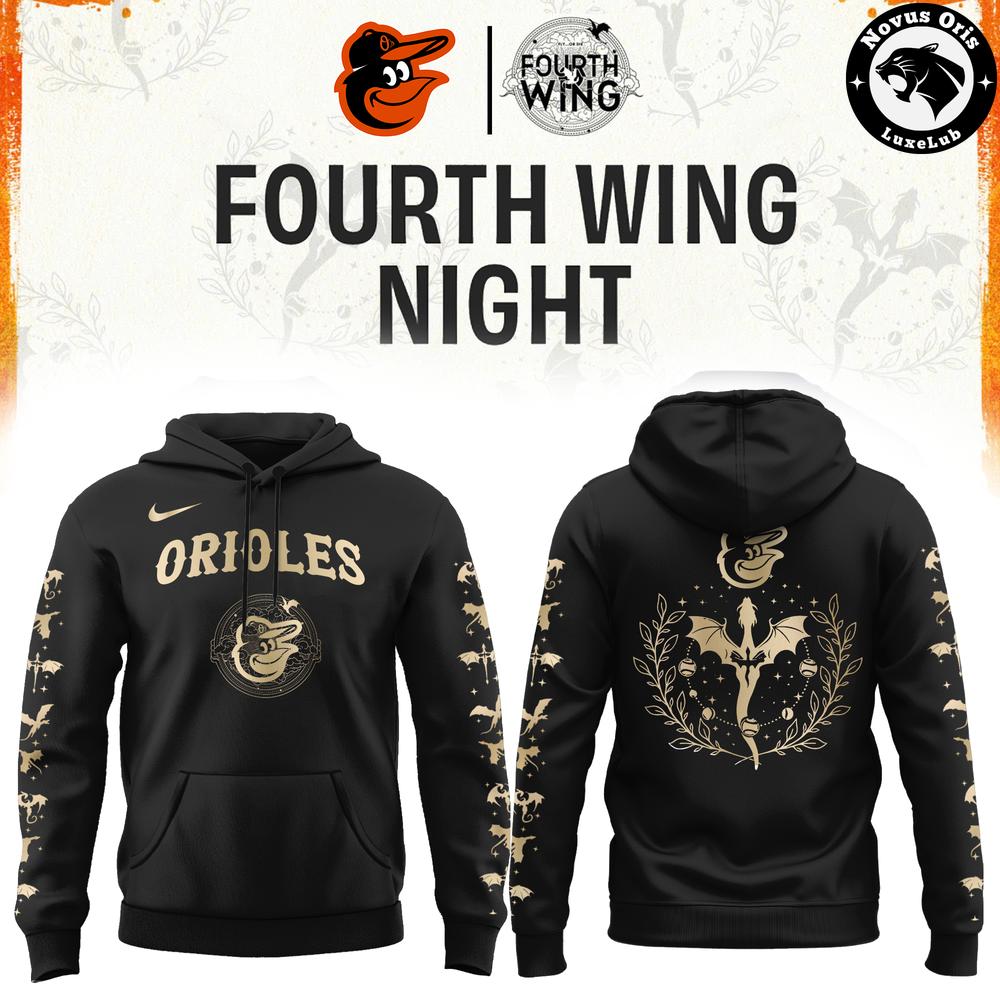 Baltimore Orioles x Fourth Wing Night Limited Edition Hoodie