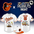 Baltimore Orioles x Peanuts Night Limited Edition Baseball Jersey