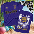 Baltimore Ravens Football Route 66 Centennial Anniversary Shirt