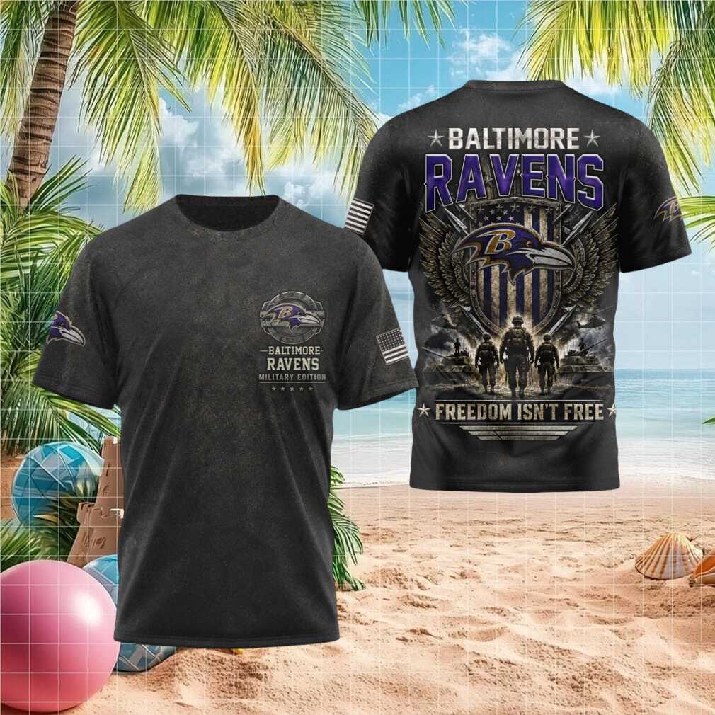 Baltimore Ravens Military Edition Freedom Isnt Free Shirt