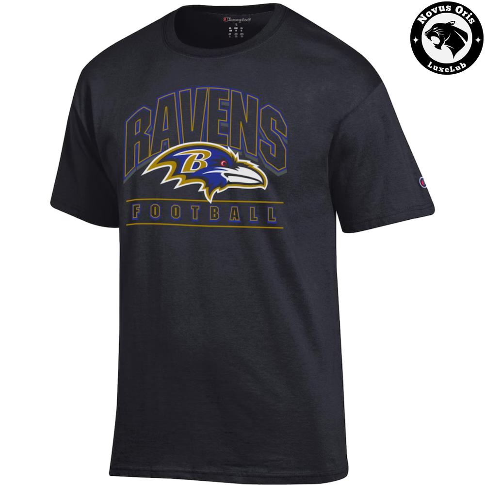 Baltimore Ravens NFL Football Classic Team Logo Fan Gear T-Shirt
