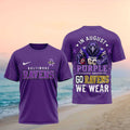 Baltimore Ravens Overdose Awareness Purple Go Ravens Shirt - Limotees LLC