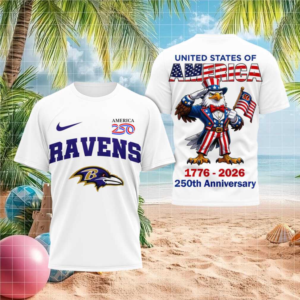 Baltimore Ravens USA 250th Anniversary Patriotic Uncle Sam Eagle Shirt - Limotees LLC