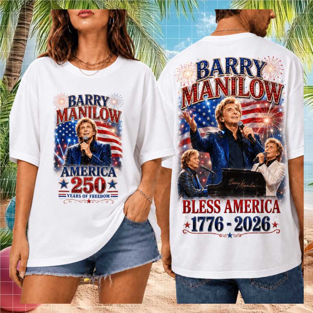 Barry Manilow Bless America 250th Anniversary Shirt - Limotees LLC