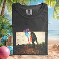 Batman And Superman Funny Fighting Meme Graphic Unisex T Shirt - Limotees LLC