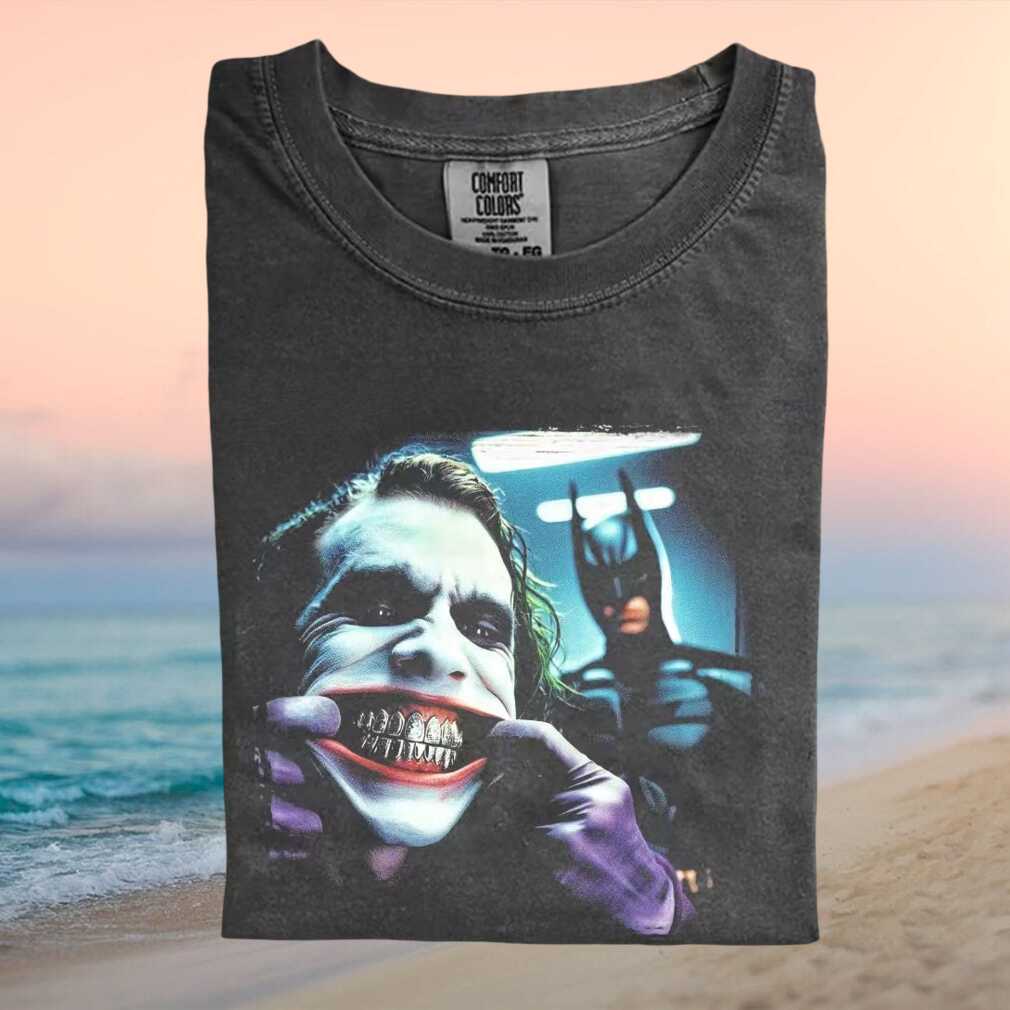 Batman and Joker Grin Comfort Colors T Shirt - Limotees LLC