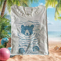Bear In Water Wilderness Wildlife Forest Nature Graphic T Shirt - Limotees LLC