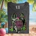 Beetlejuice Never Trust The Living Grave Gothic Horror Movie Graphic T Shirt